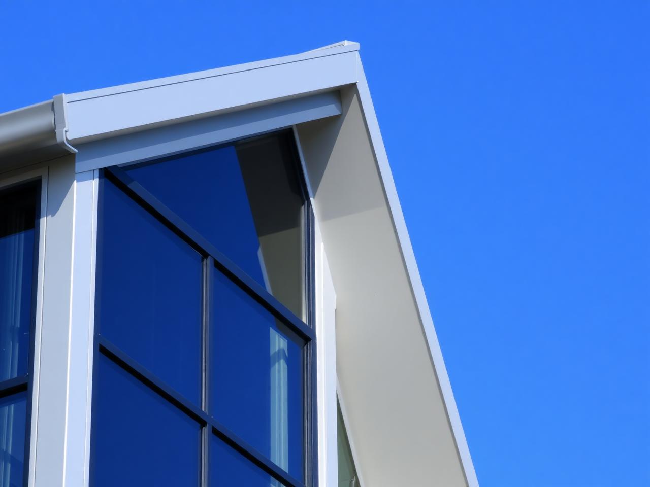 Modern standing seam metal roof